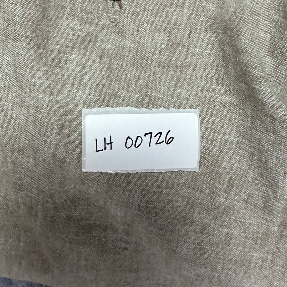 Perry Ellis Drawstring Linen Blend Pants 30x32 Tan Khaki Lightweight Trousers - Picture 7 of 9